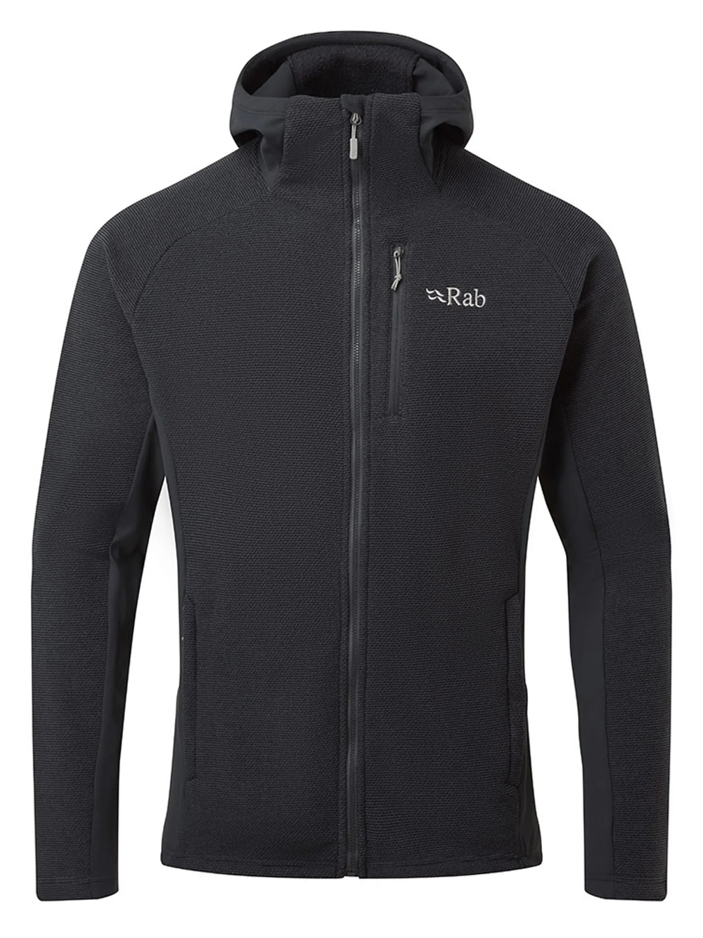 Rab Capacitor Men's Black Lightweight Hooded Fleece